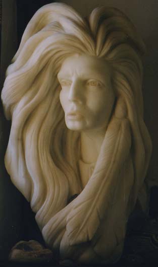 Buffalo Woman Sculpture