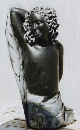 Boy Angel Sculpture